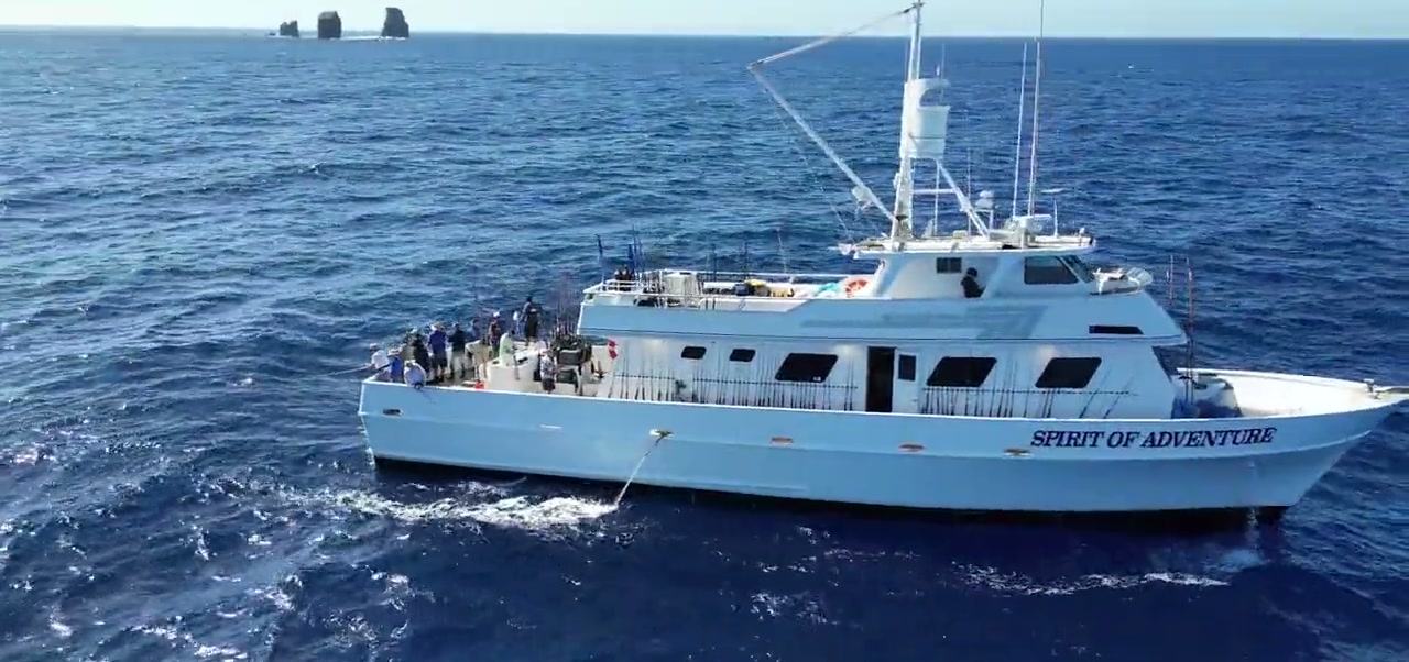 The Spirit of Adventure under way off San Diego